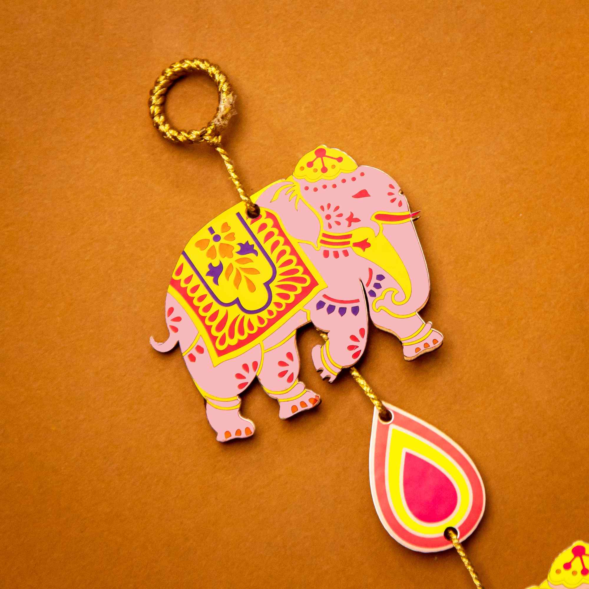 Elephant Vertical Hanging Toran Set of 2