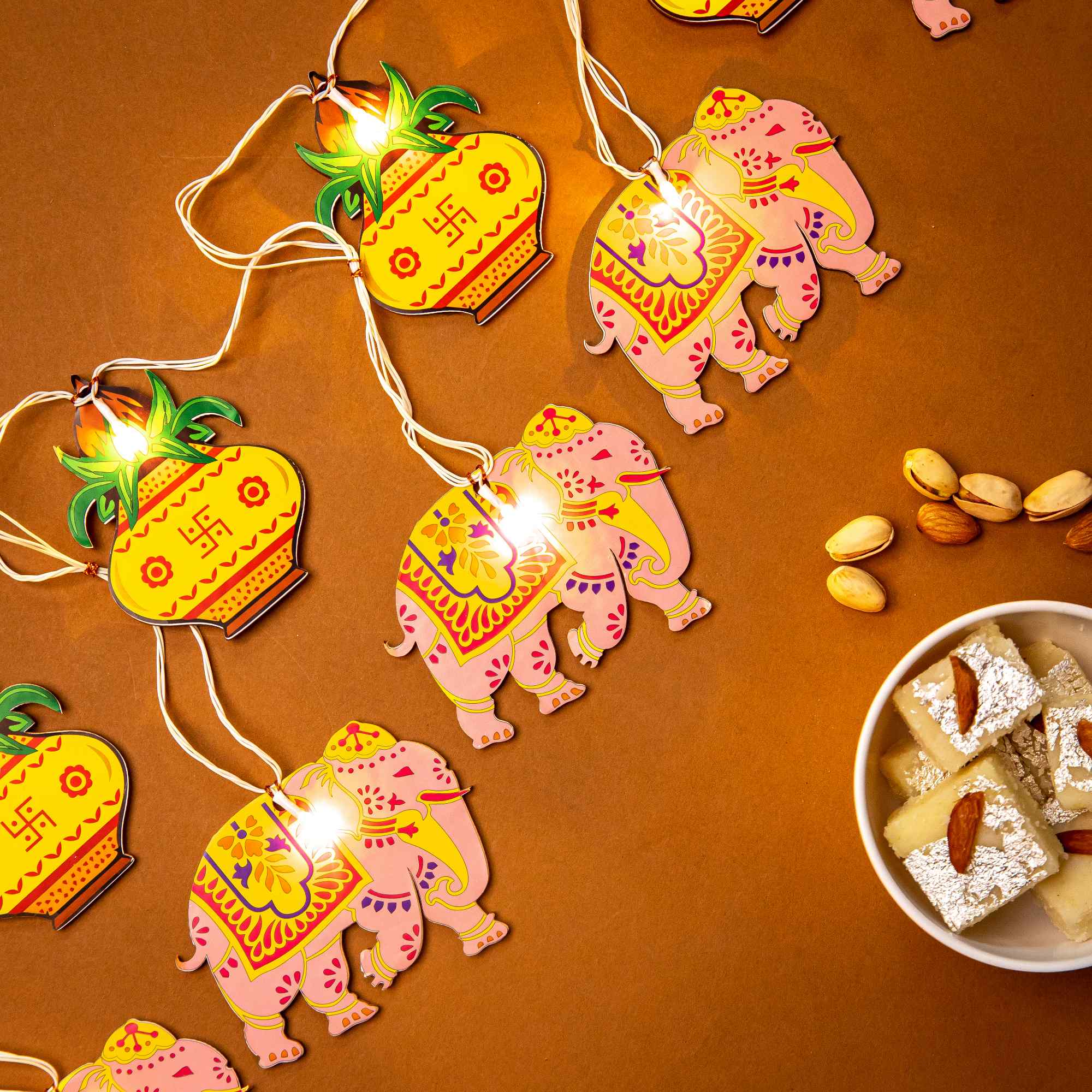 Kalash - Elephant Festive Light Bunting