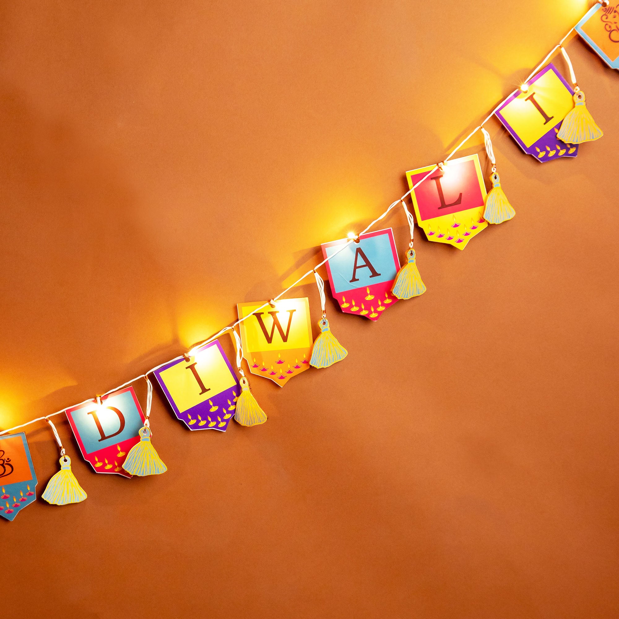 Ganesha - HAPPY DIWALI Festive Light Bunting