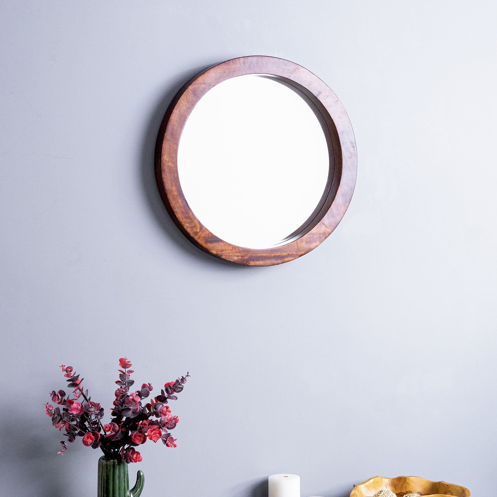 Amara Walnut Medium Mirror